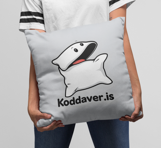 SÉRSAUMAÐ KODDAVER